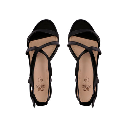 Pointed-toe slingback pump - Black