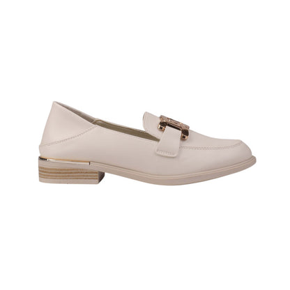 Pu Leather Loafers – Beige (SR-3526)