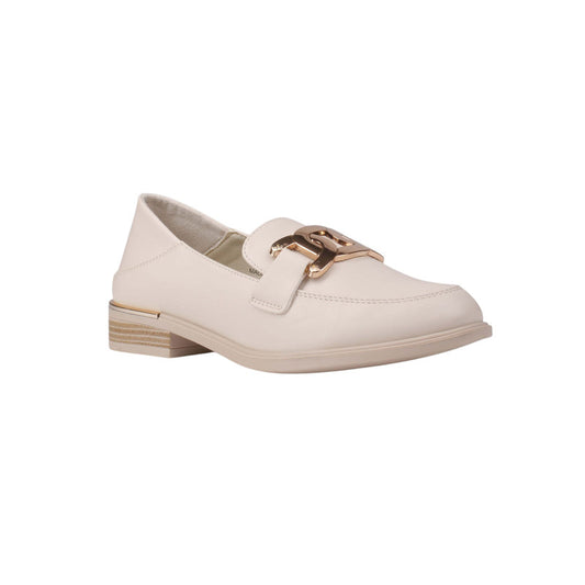 Pu Leather Loafers – Beige (SR-3526)