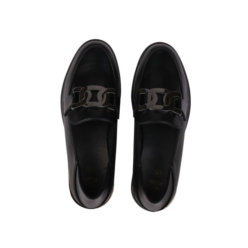 Pu Leather Loafers – Black (SR-3526)