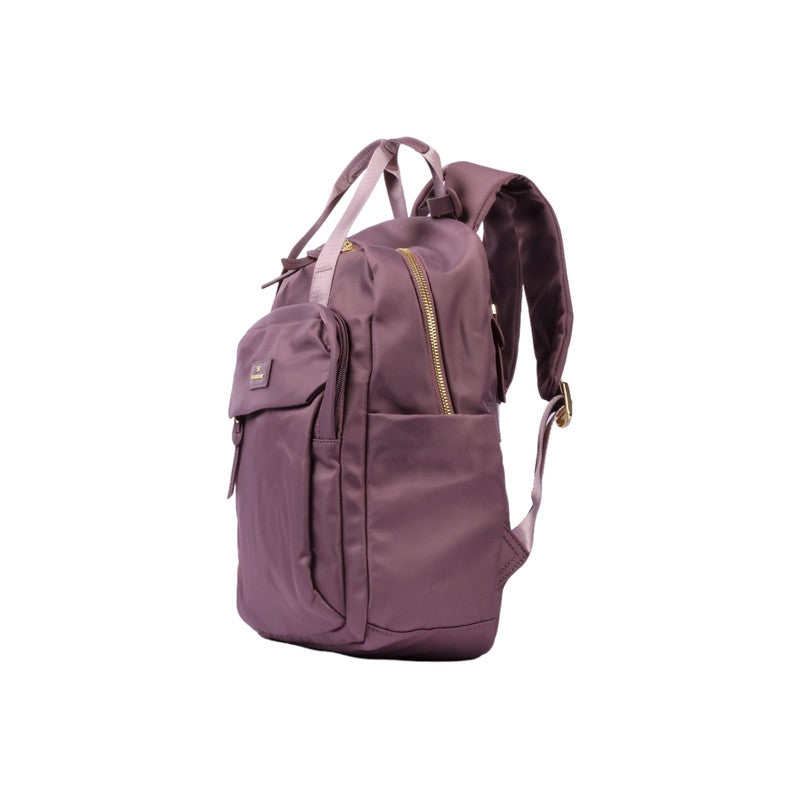 Pu Leather Solid Backpack – Purple (SR-B1570)
