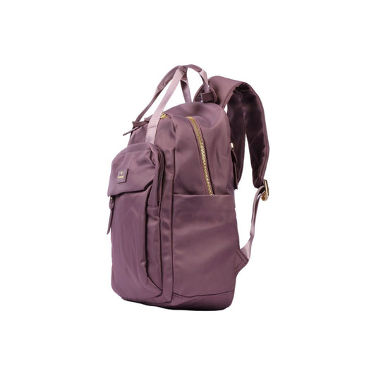 Pu Leather Solid Backpack – Purple (SR-B1570)