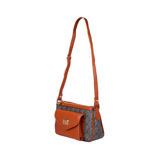 shoulder bag -BROWN