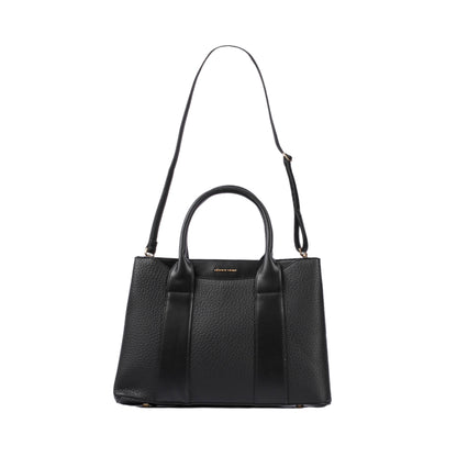 Flocked Leather Hand Bag