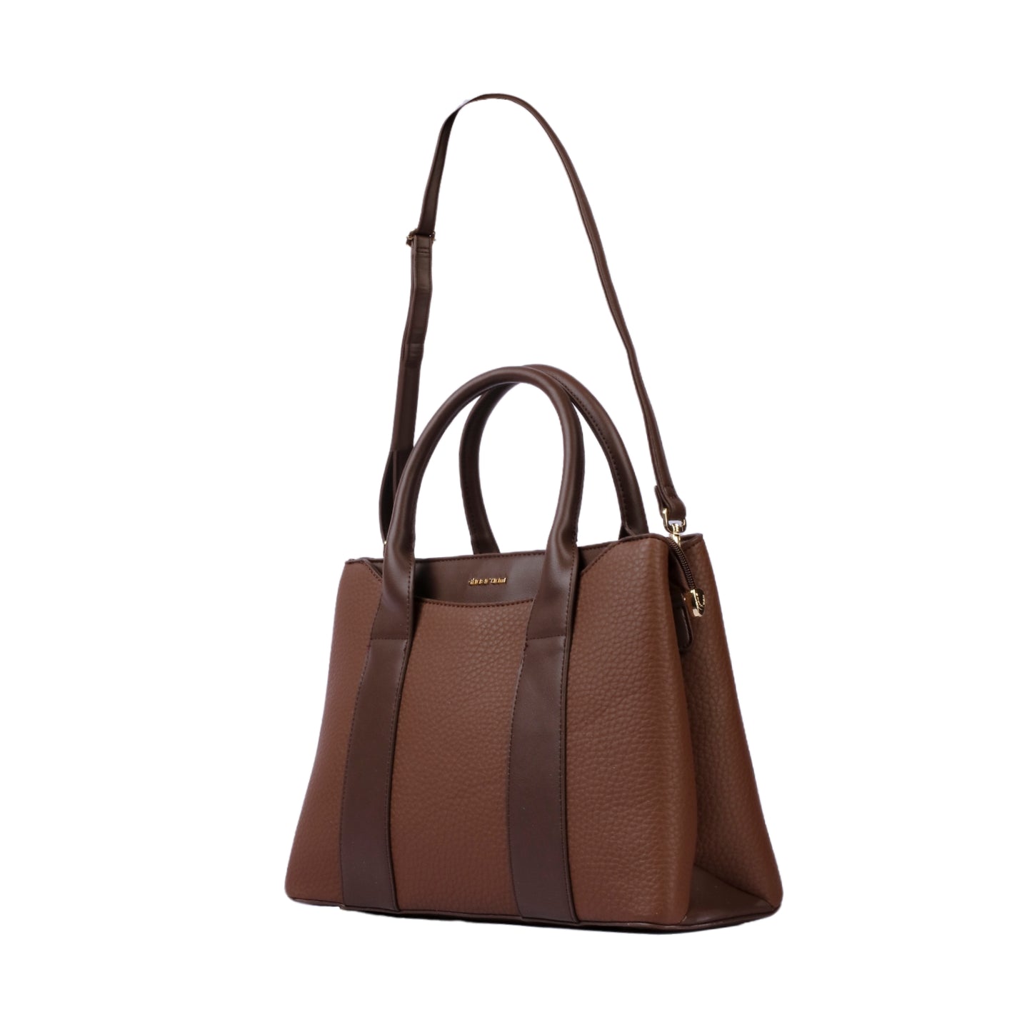 Flocked Leather Hand Bag