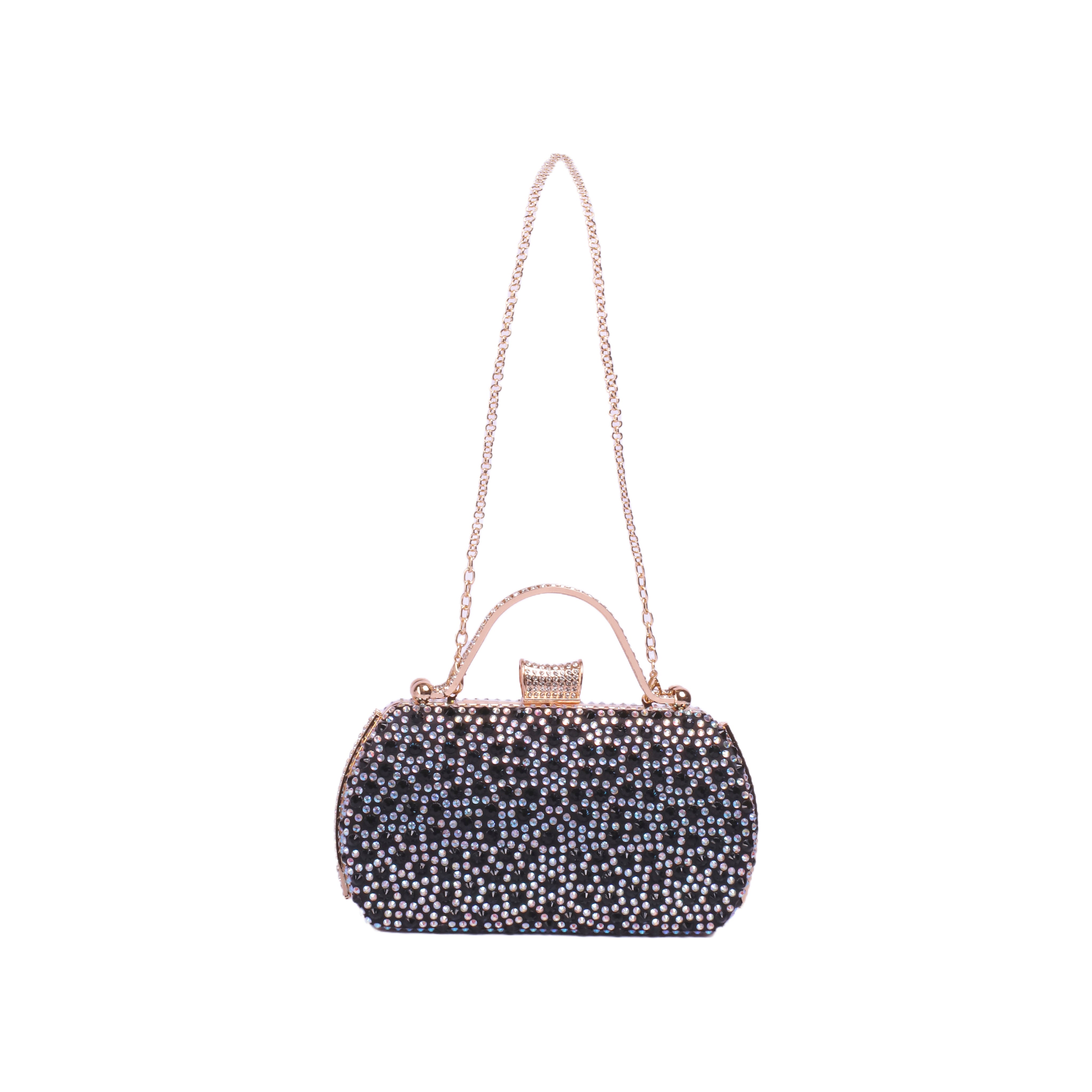 clutch bag - black