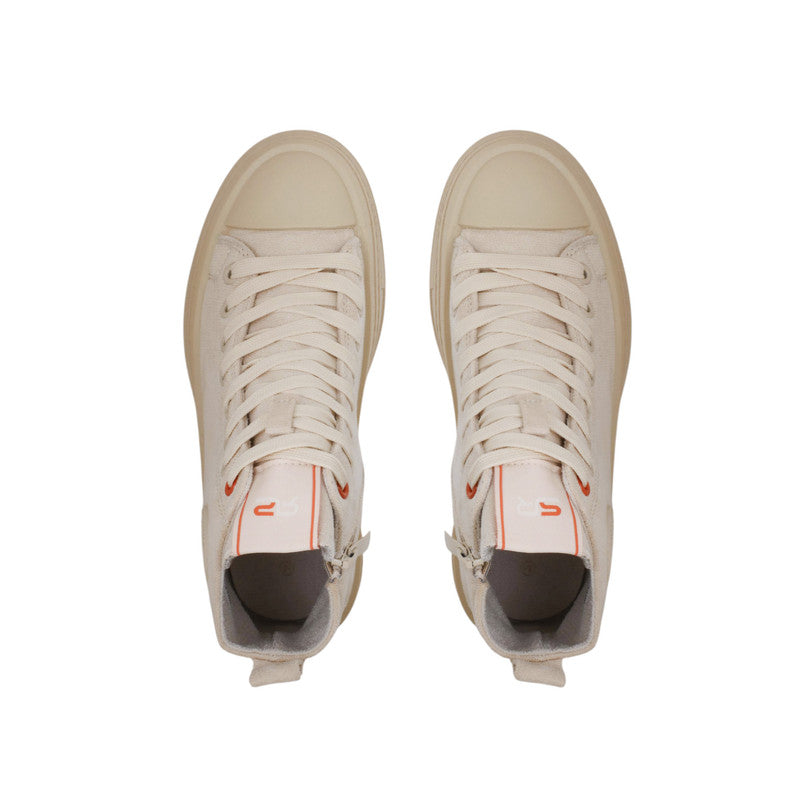 Suede Leopard High-Top Sneakers – Beige (SR-3496)