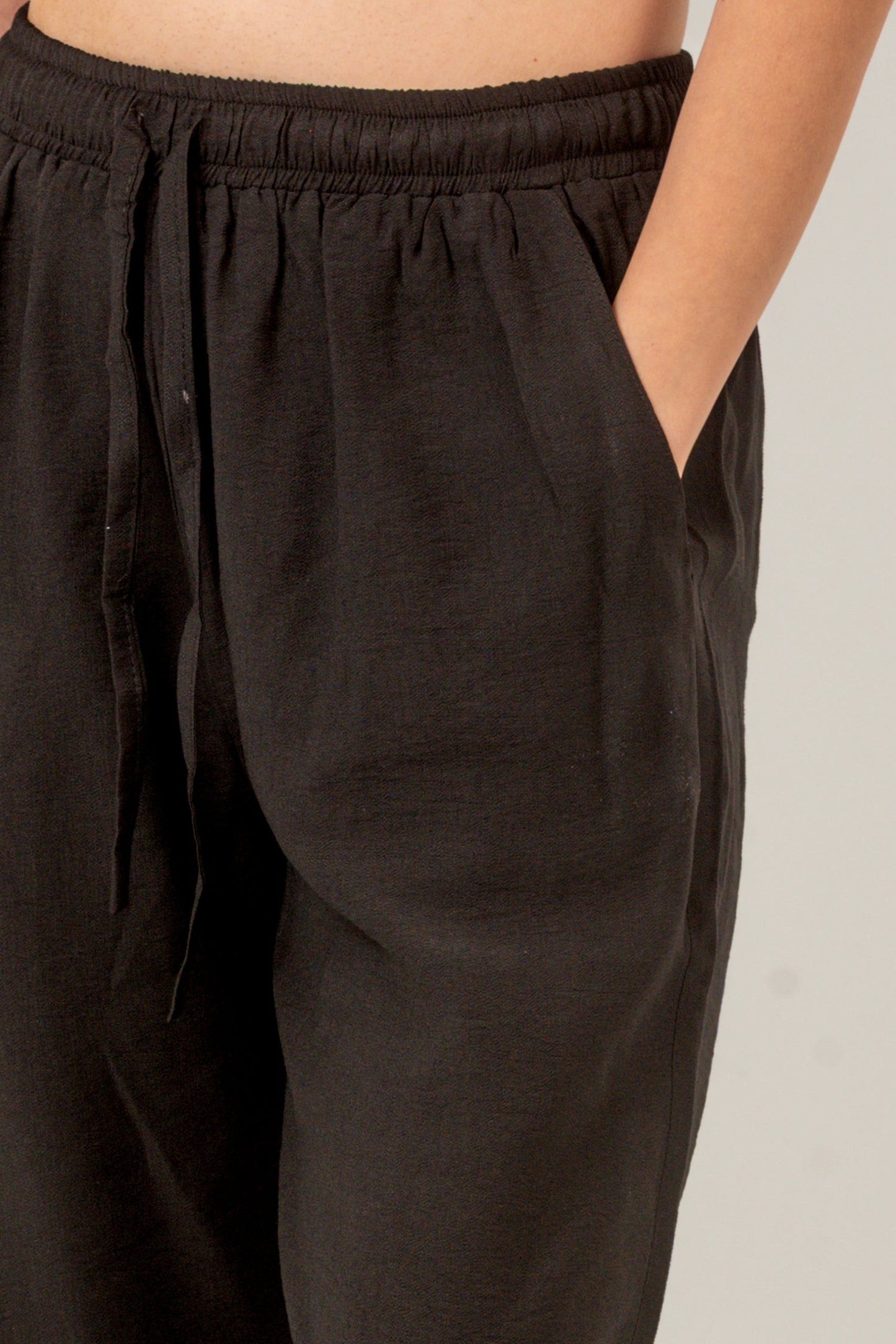 Linen High Waist Pants