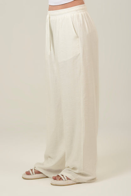Linen High Waist Pants