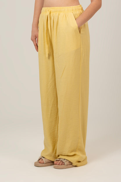 Linen High Waist Pants