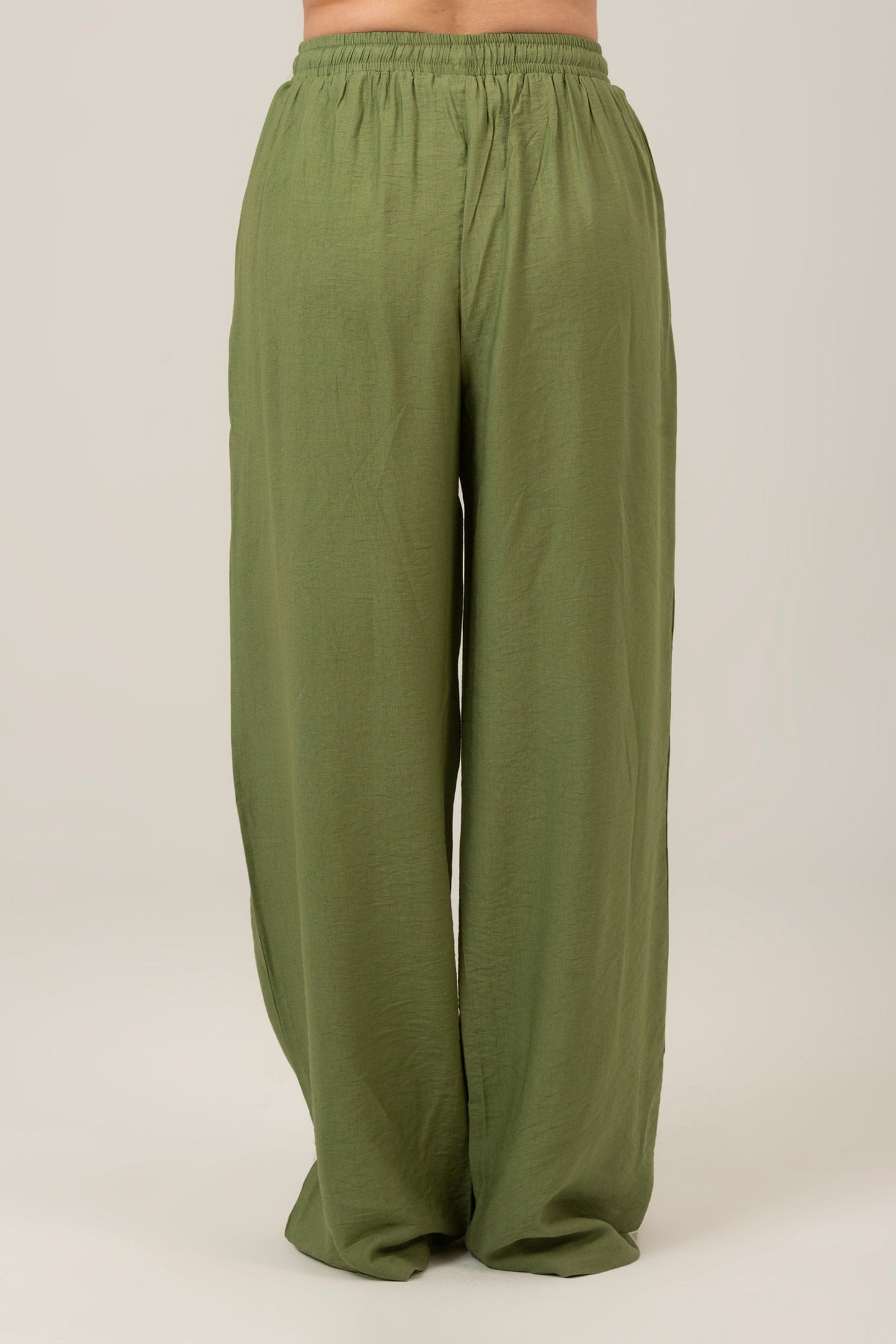 Linen High Waist Pants