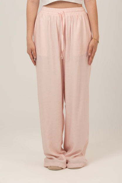 Linen High Waist Pants