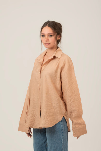Linen Oversized Loose Fit Shirt