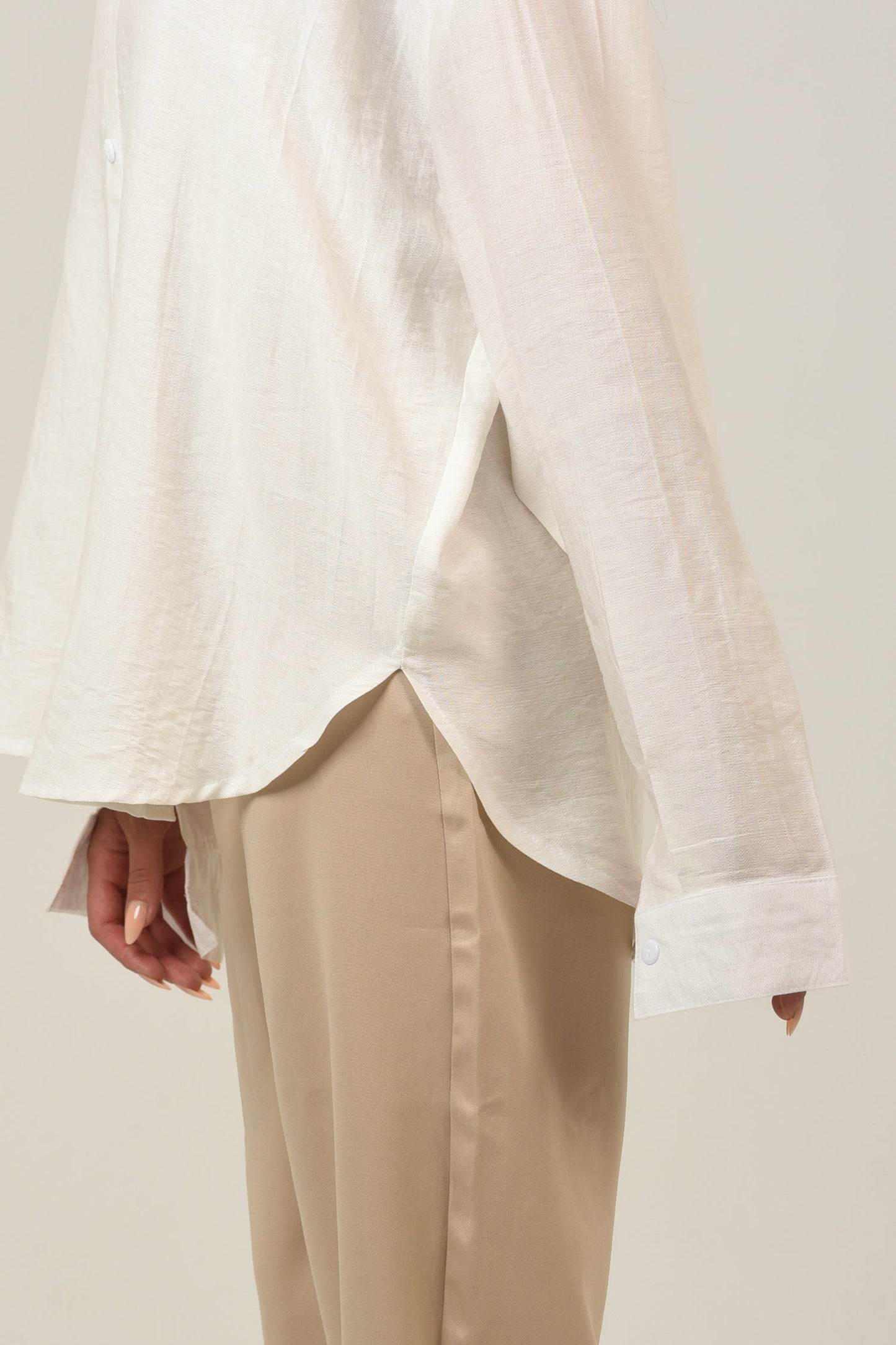 Linen Oversized Loose Fit Shirt