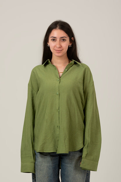Linen Oversized Loose Fit Shirt