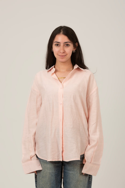 Linen Oversized Loose Fit Shirt