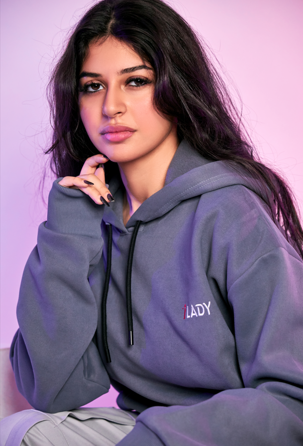 Hoodie iLADY Gray