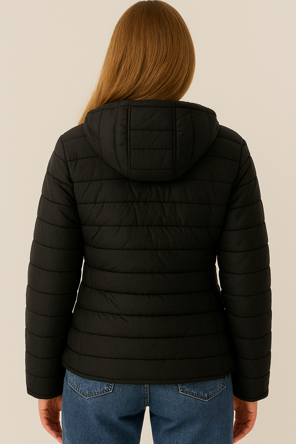 Spanish Bamboo Padded Unisex Bomber Jacket – Black