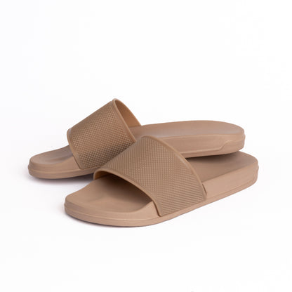 EVA Textured VIGO Men Slippers - Beige