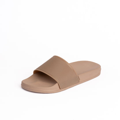 EVA Textured VIGO Men Slippers - Beige