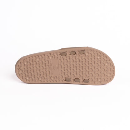 EVA Textured VIGO Men Slippers - Beige