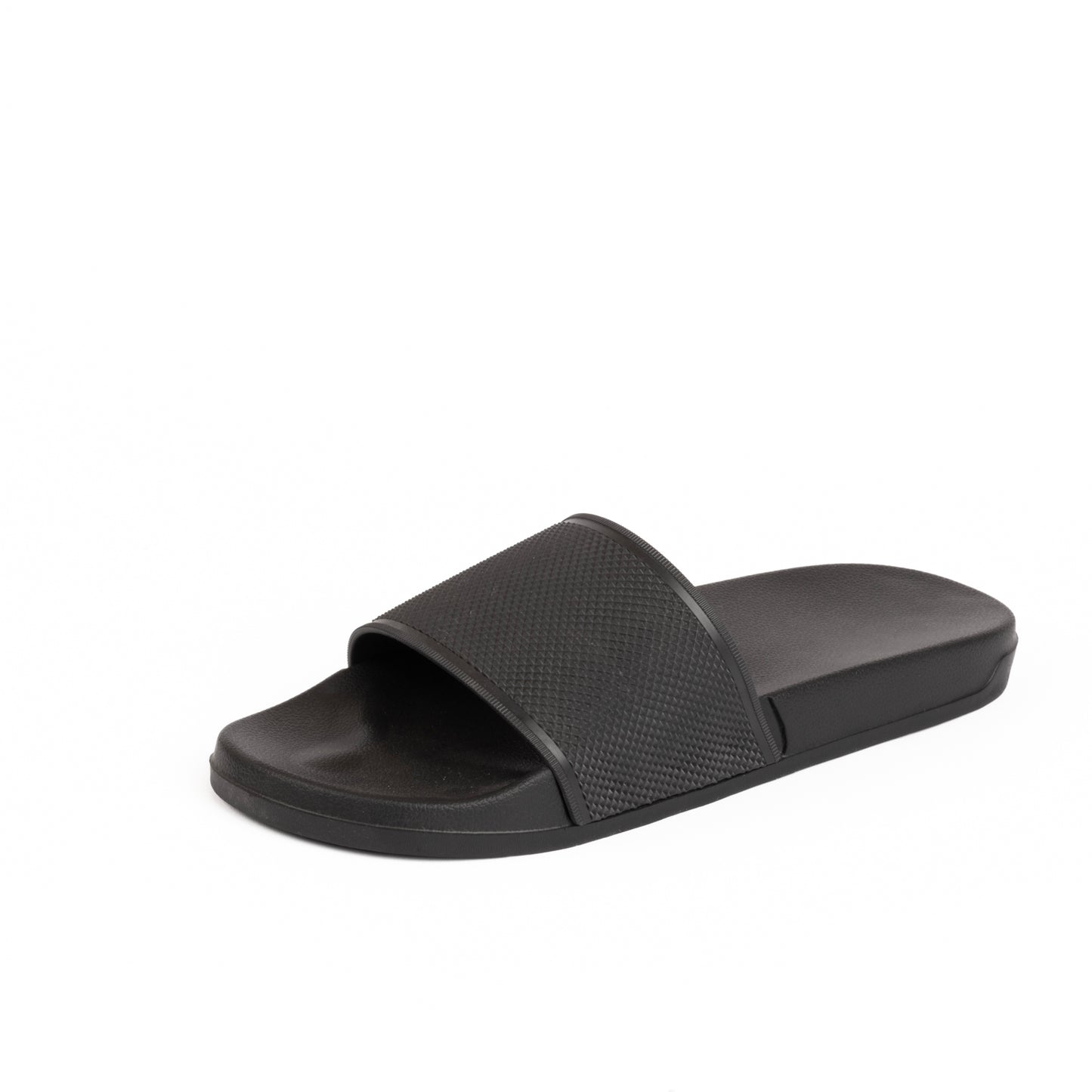 EVA Textured VIGO Men Slippers - Black
