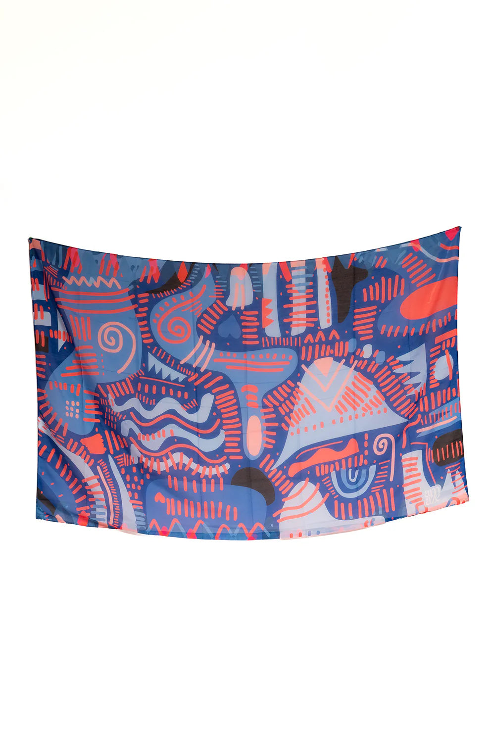 Sun and Sea Power Wrap Coverup - Multicolor
