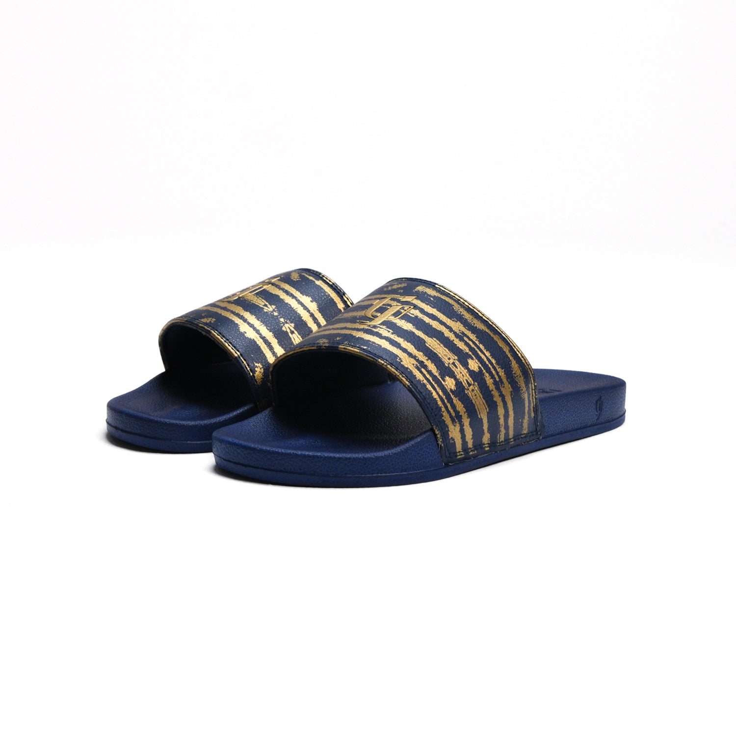GOLD Slipper - Navy