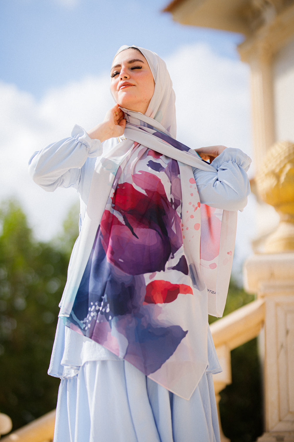 Whimsical Waves Hijab