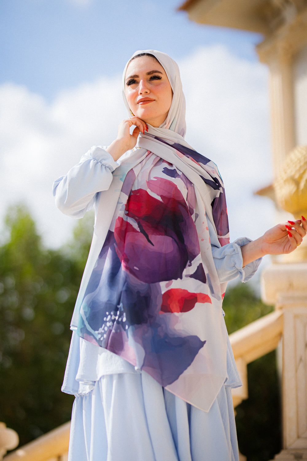 Whimsical Waves Hijab