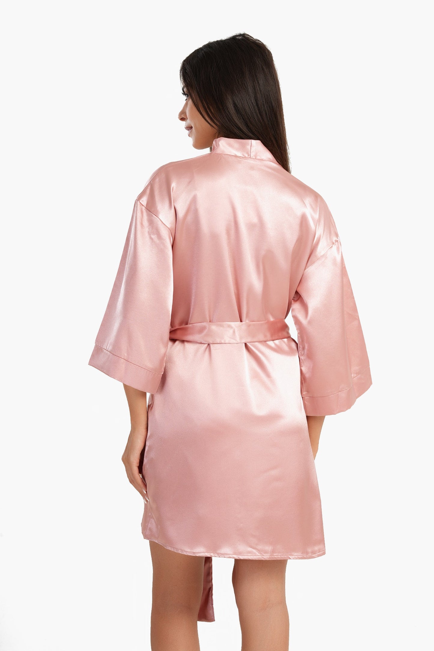 Short Satin Robe