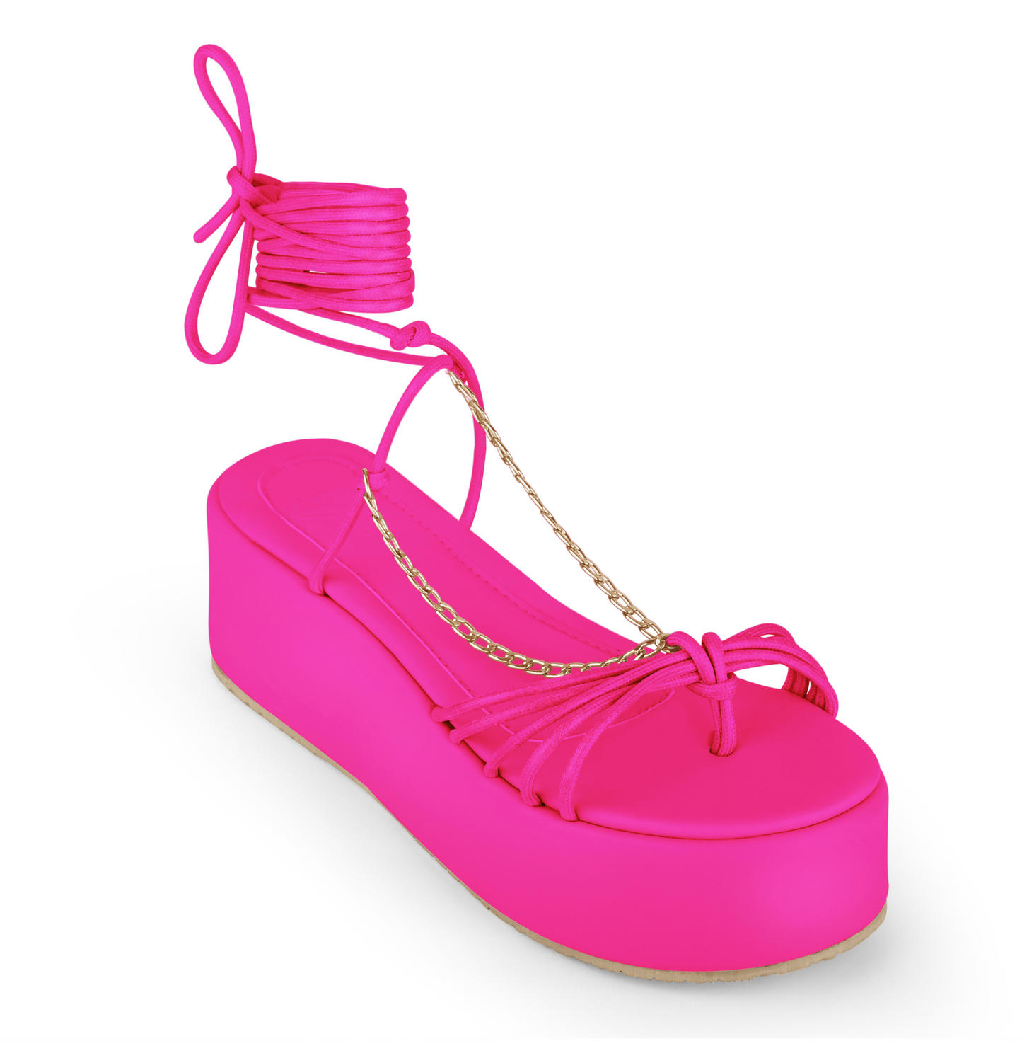 Mayoriya Fucshia Slippers