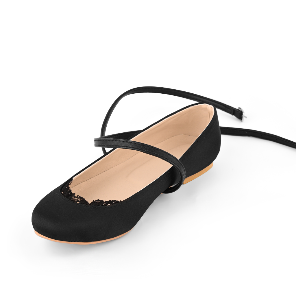 Amorio Black Flats