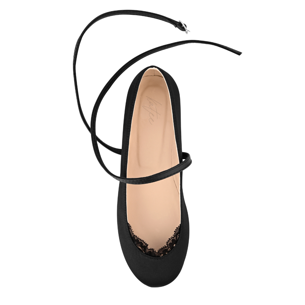 Amorio Black Flats