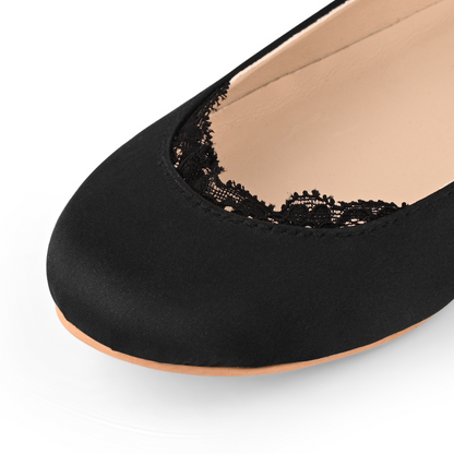 Amorio Black Flats