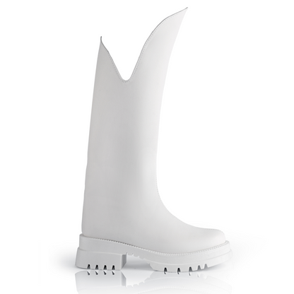 Solida White Boots