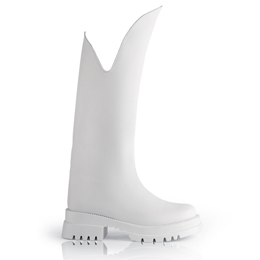 Solida White Boots