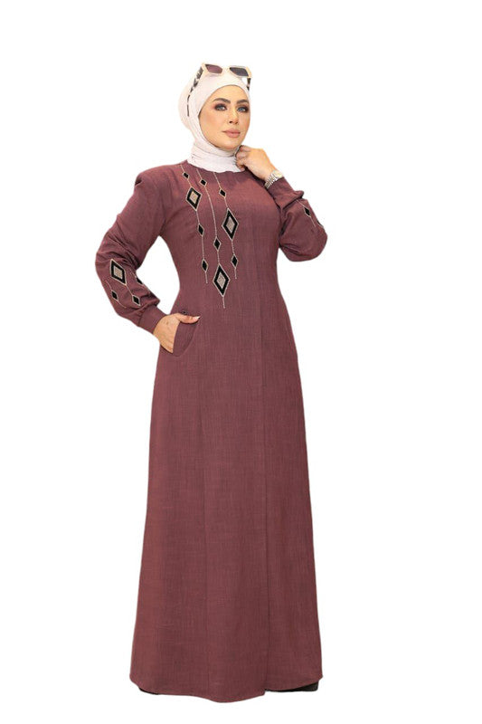 Casual Abaya Lady