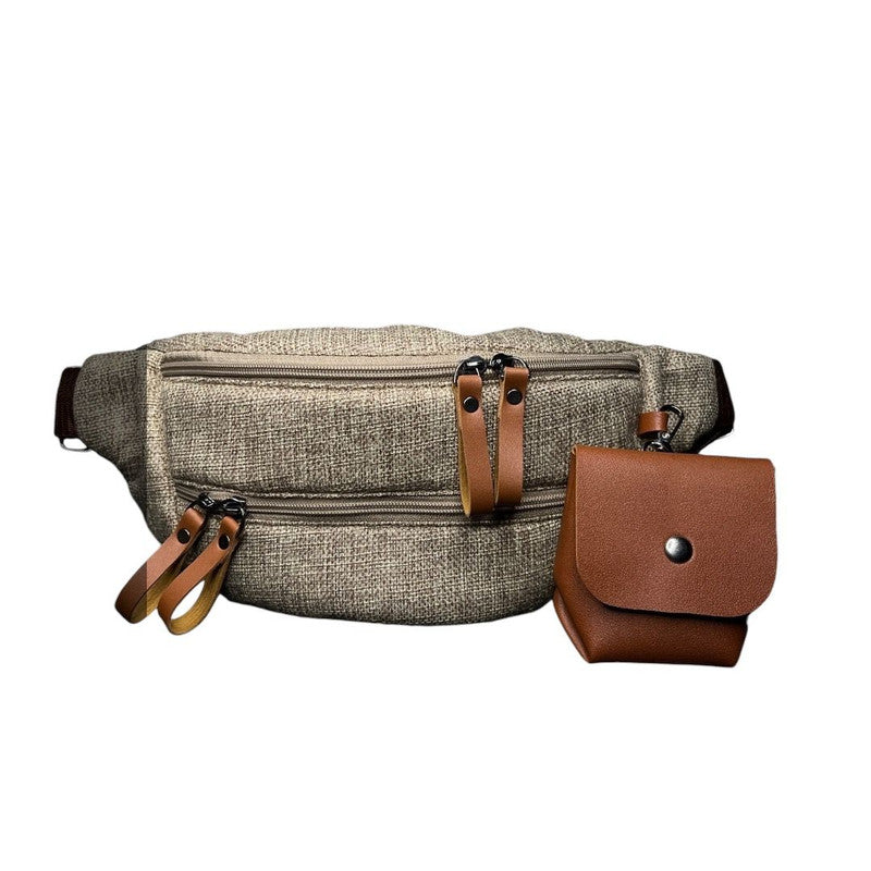 Waterproof Fanny Bag - Greige