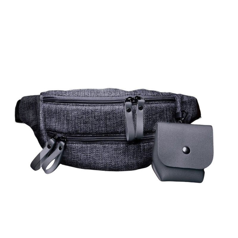 Waterproof Fanny Bag - Grey