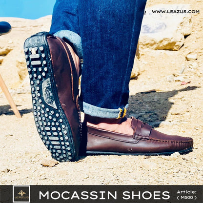 Leather Moccasin Shoes