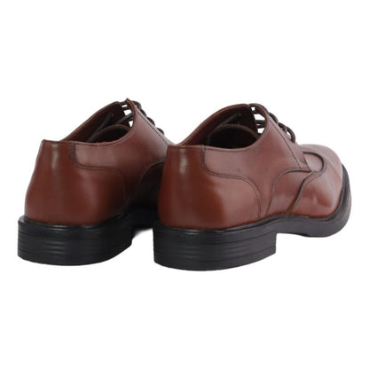 Leather Wingtip Formal Shoes – Brown