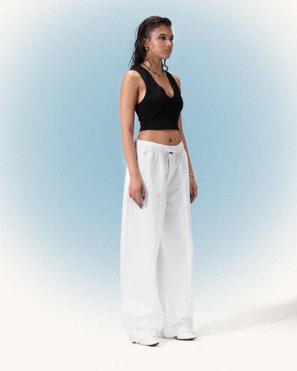 Parachute Pants - White