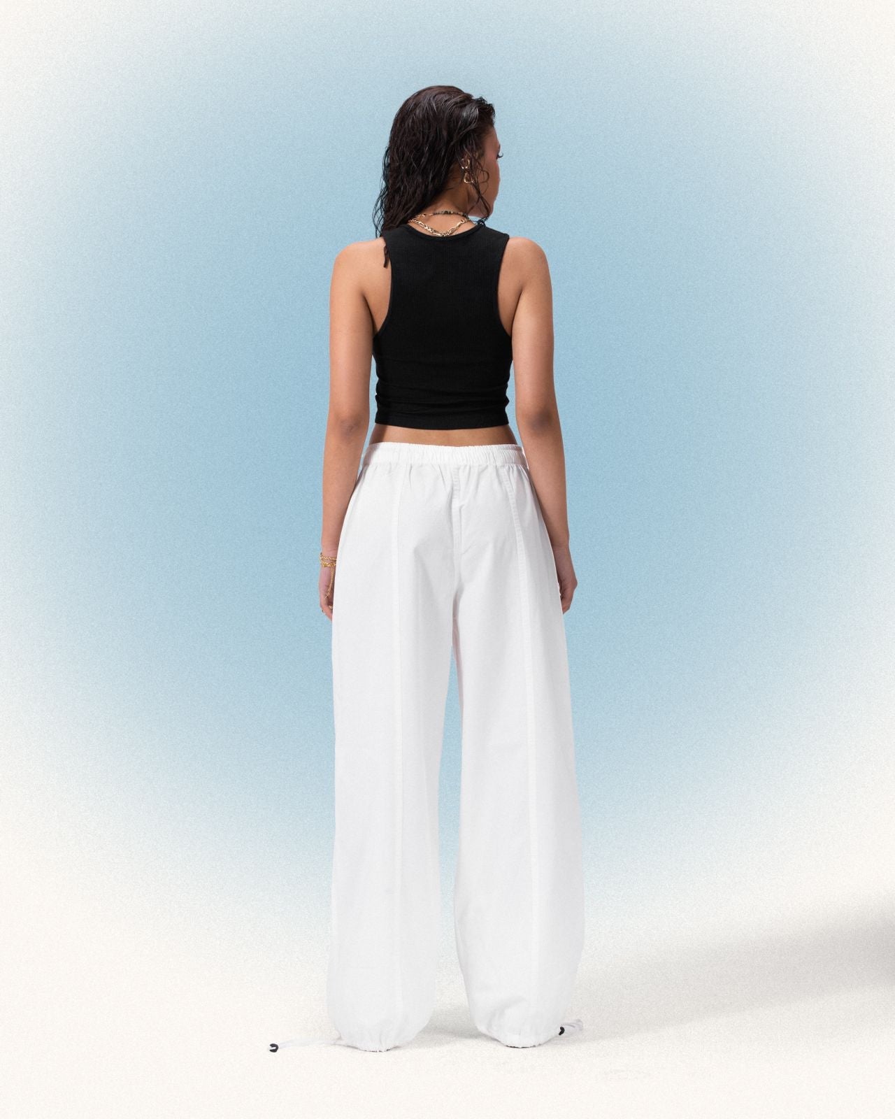 Parachute Pants - White