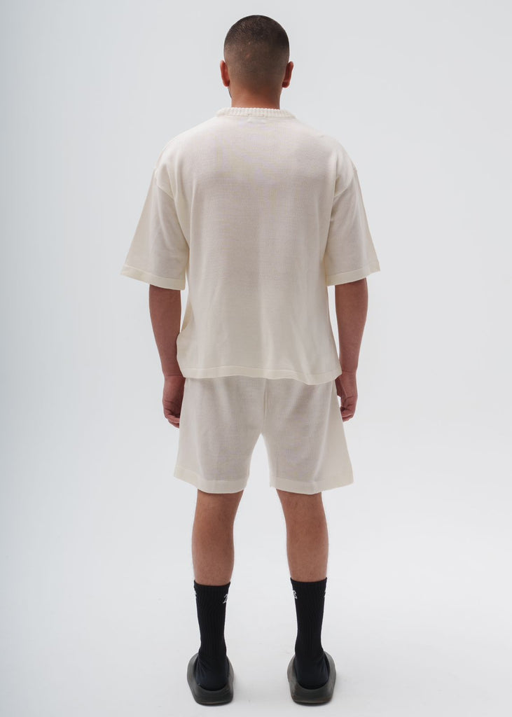 203 Knit Tshirt White