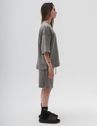 303 Knit Shorts Grey