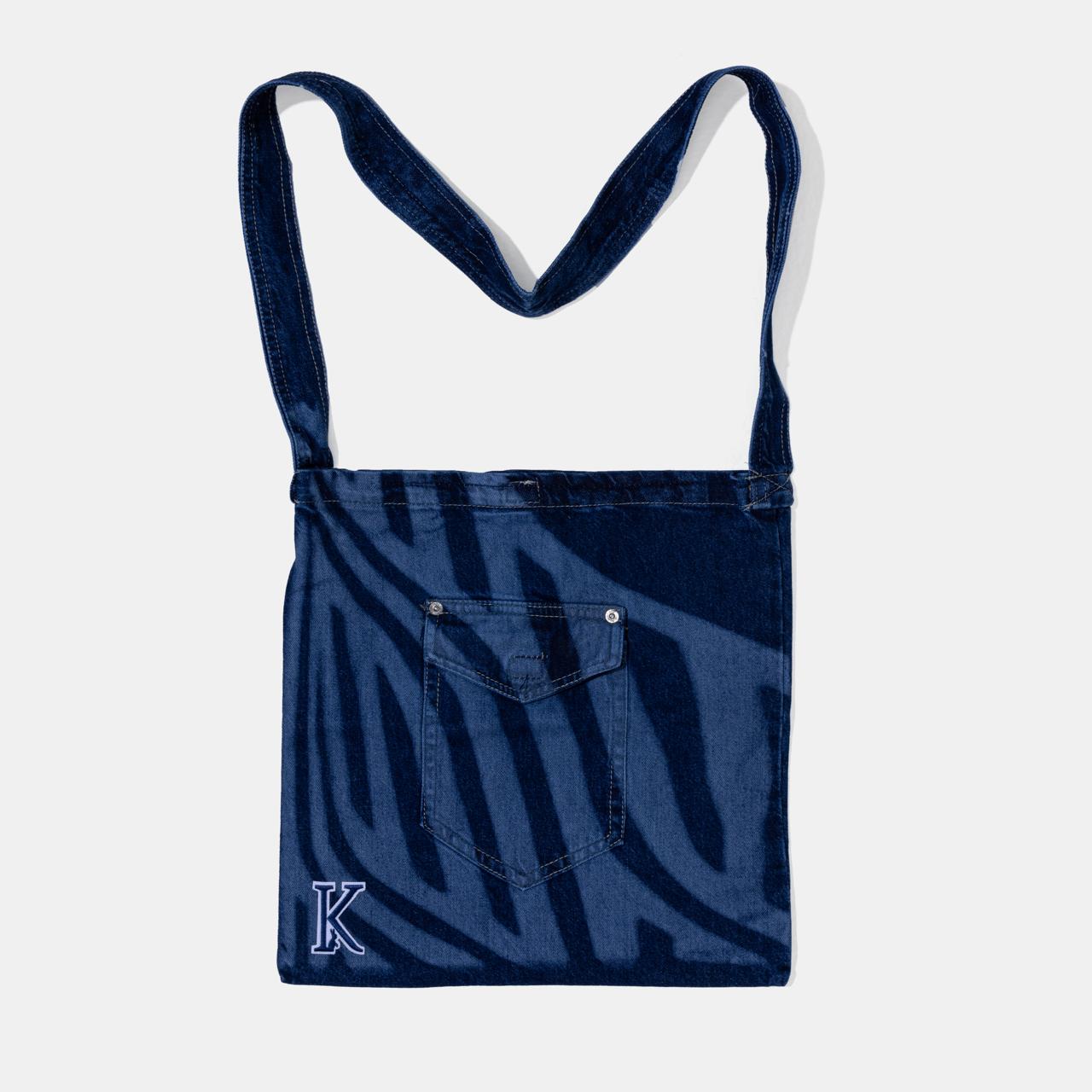 Denim Shoulder Bag - Blue