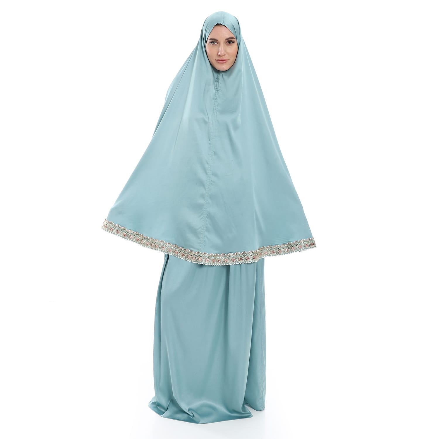Satin Blossom Isadal - Mint Green
