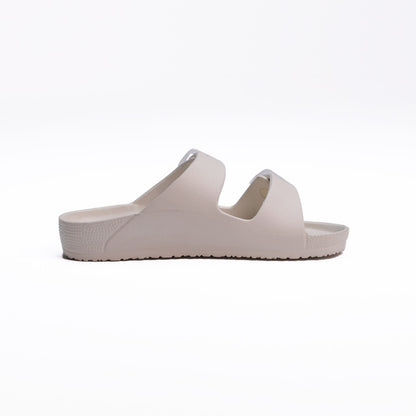 EVA Double Buckle Men Slippers - Grey