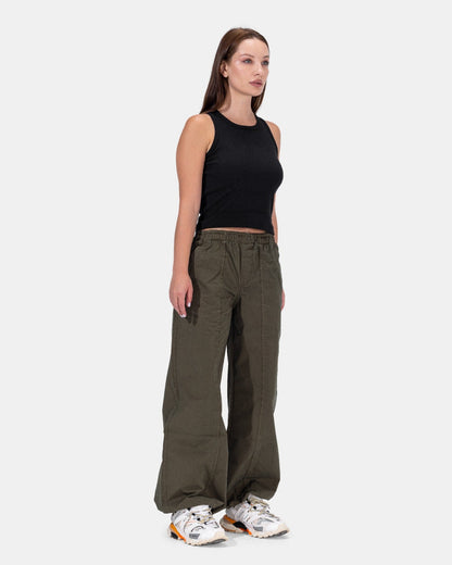 Parachute Pants In Olive